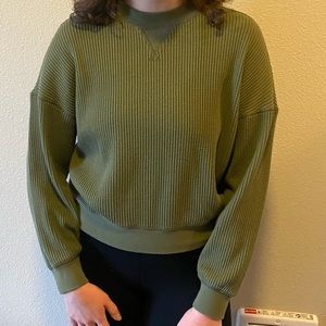 Green Thermal Sweater